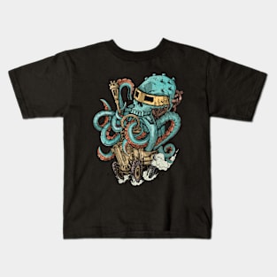 Vintage Octopus Roadster Kids T-Shirt